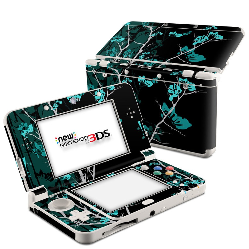 N3DS15-TRANQUILITY-BLU Nintendo 3DS 2015 Skin - Aqua Tranquility -  DecalGirl