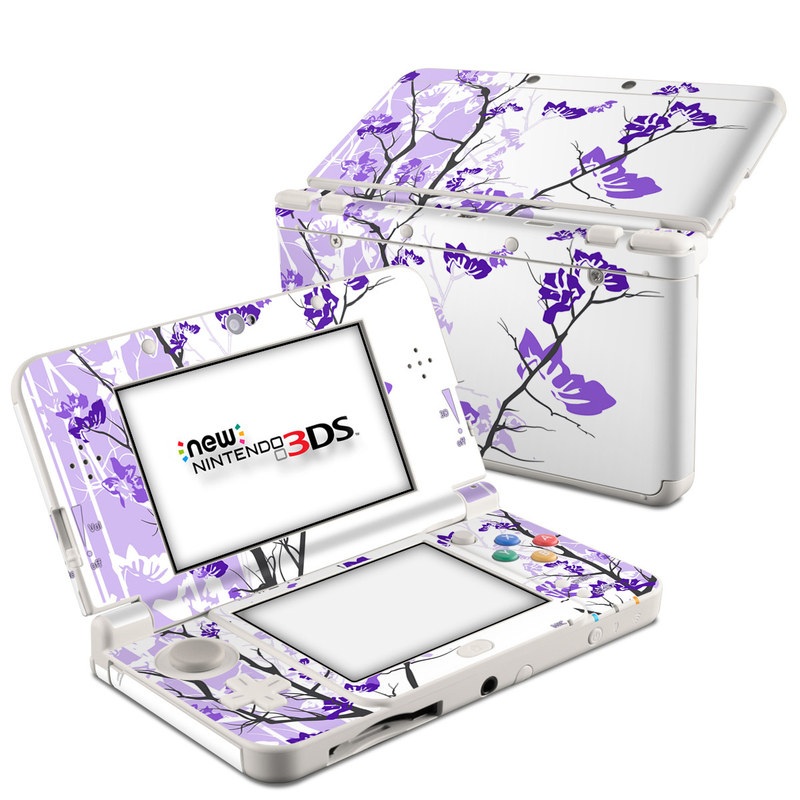 N3DS15-TRANQUILITY-PRP Nintendo 3DS 2015 Skin - Violet Tranquility -  DecalGirl