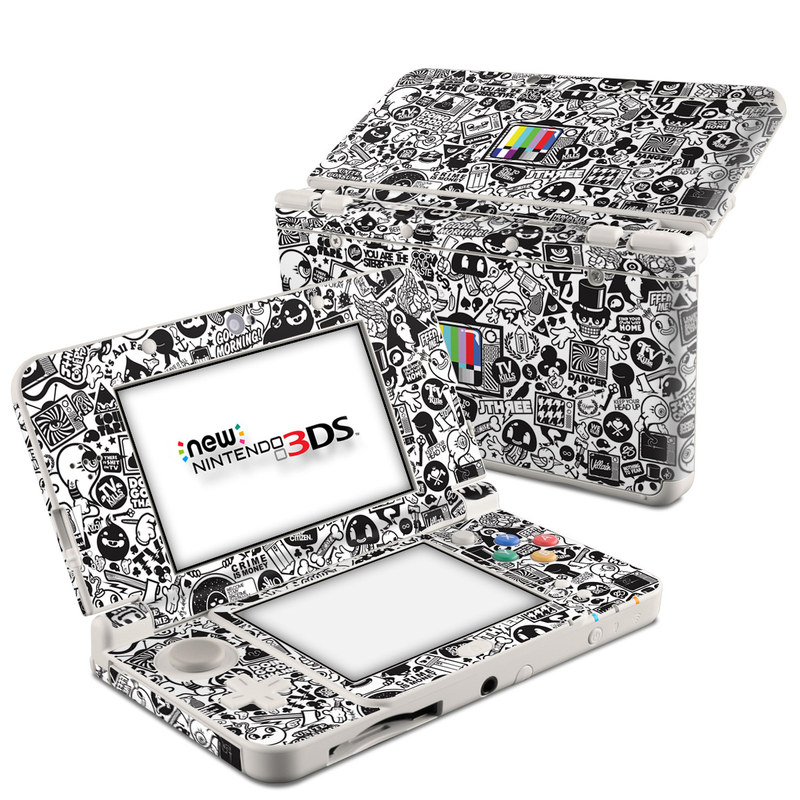 N3DS15-TVKILLS Nintendo 3DS 2015 Skin - TV Kills Everything -  DecalGirl