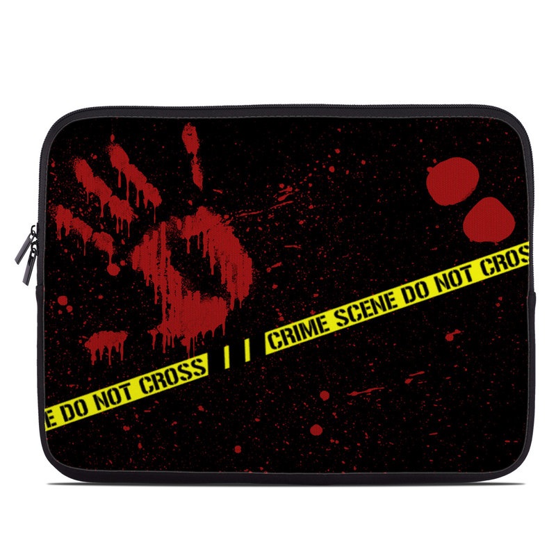 Picture of DecalGirl LSLV-CRIME Laptop Sleeve - Crime Scene