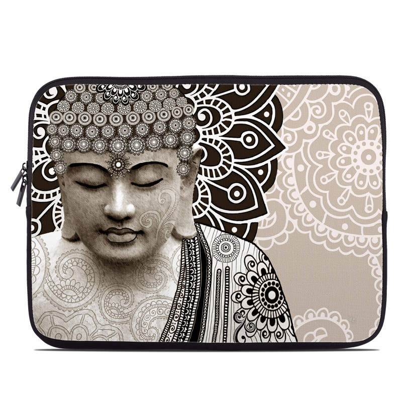 Picture of DecalGirl LSLV-MEDIMEHNDI Laptop Sleeve - Meditation Mehndi