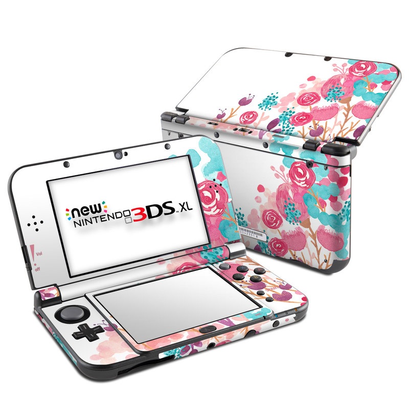 N3D5X-BLUSHBLS Nintendo New 3DS XL Skin - Blush Blossoms -  DecalGirl