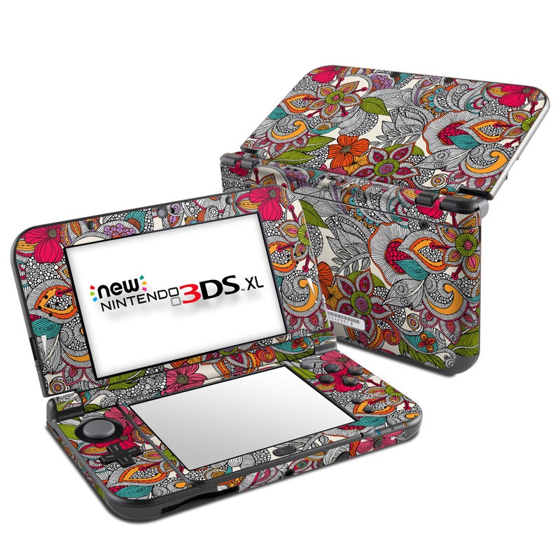 N3D5X-DOODLESCLR Nintendo New 3DS XL Skin - Doodles Color -  DecalGirl