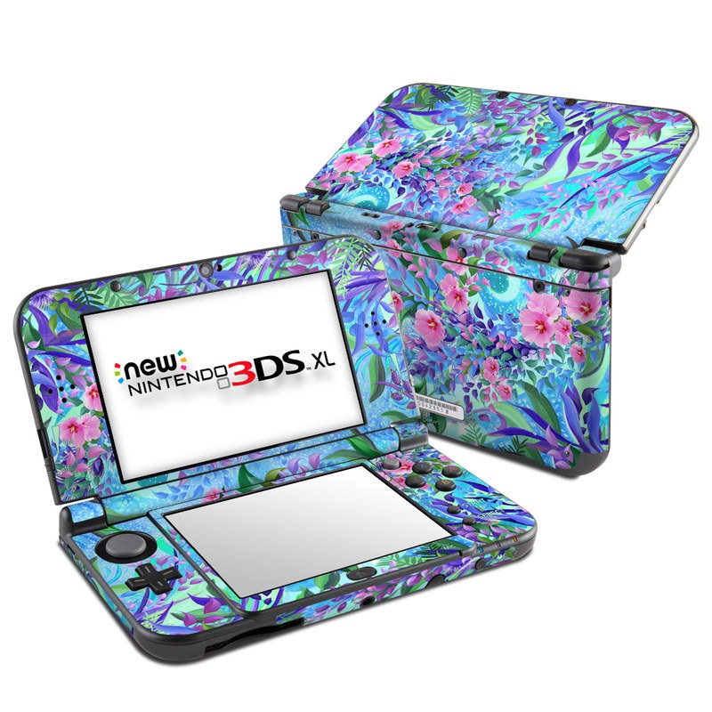 N3D5X-LAVFLWR Nintendo New 3DS XL Skin - Lavender Flowers -  DecalGirl