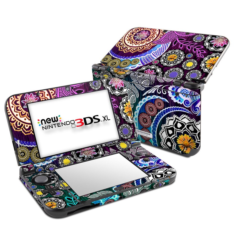 N3D5X-MEHNDIG Nintendo New 3DS XL Skin - Mehndi Garden -  DecalGirl