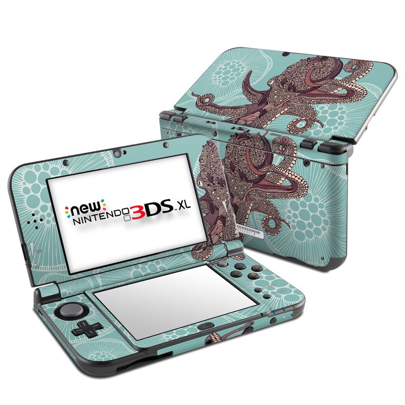 N3D5X-OCTOBLOOM Nintendo New 3DS XL Skin - Octopus Bloom -  DecalGirl