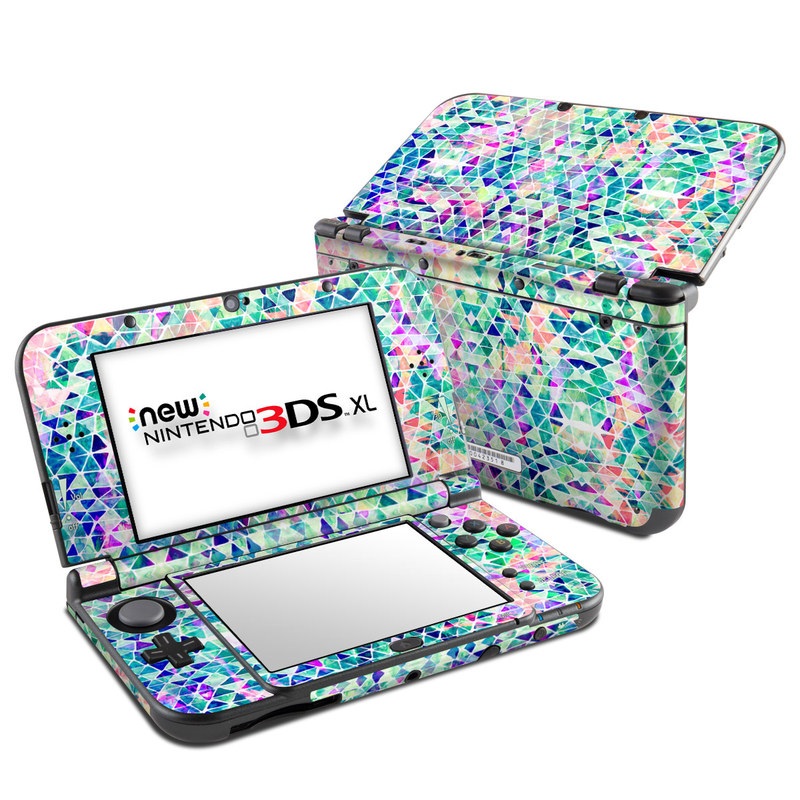 N3D5X-PASTELTRIANGLE Nintendo New 3DS XL Skin - Pastel Triangle -  DecalGirl