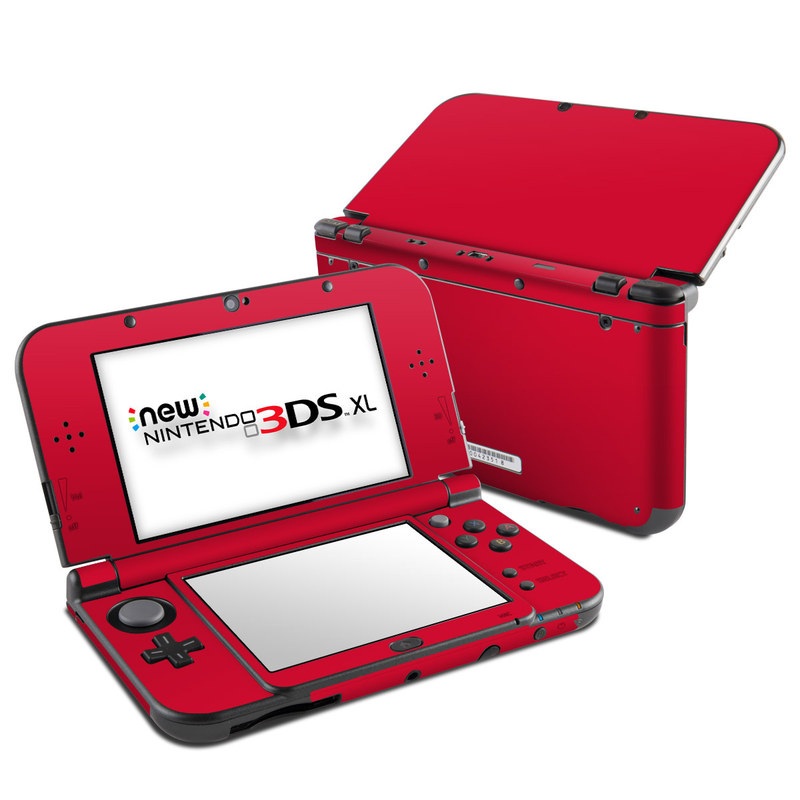 N3D5X-SS-RED Nintendo New 3DS XL Skin - Solid State Red -  DecalGirl