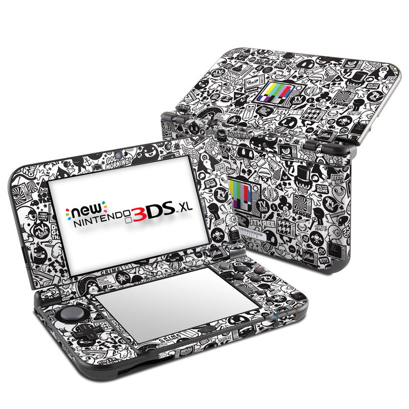 N3D5X-TVKILLS Nintendo New 3DS XL Skin - TV Kills Everything -  DecalGirl