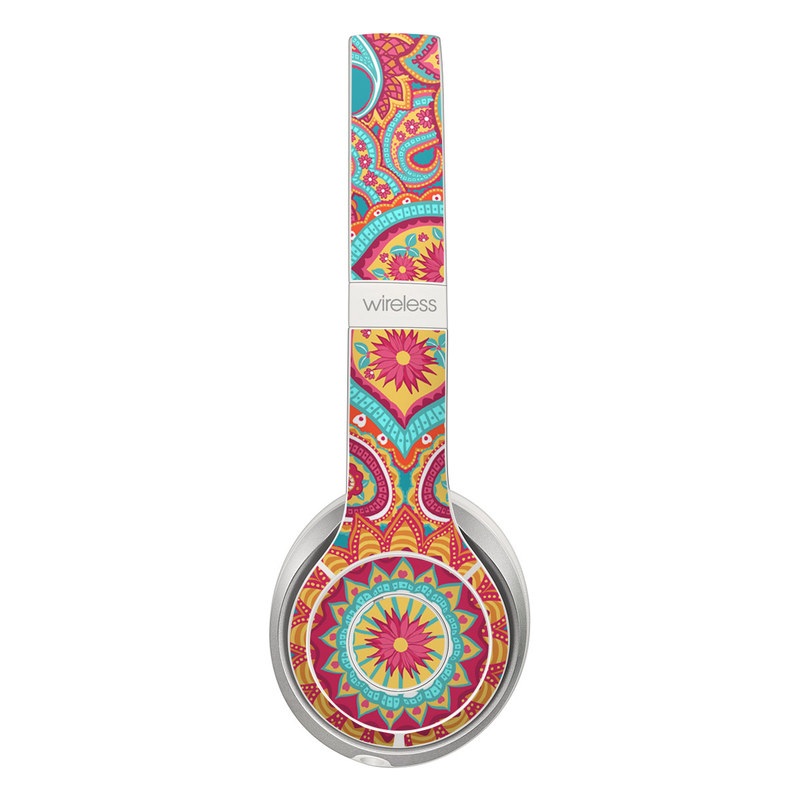 BS2W-CARNIVALPAISLEY Beats Solo 2 Wireless Skin - Carnival Paisley -  DecalGirl