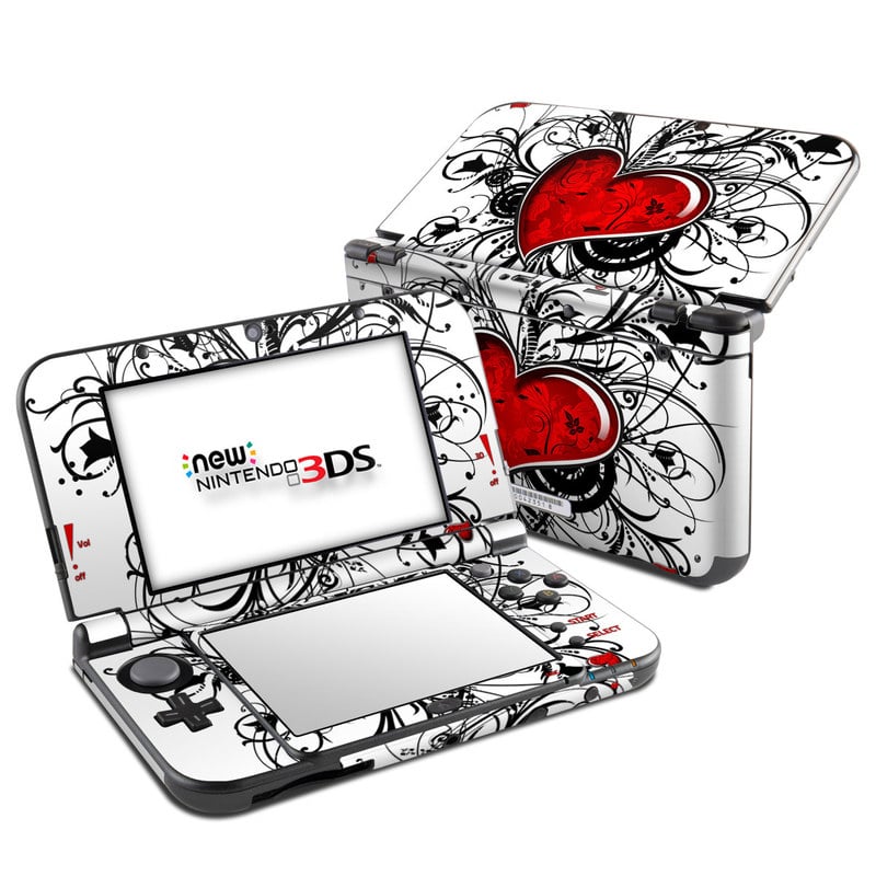 N3DSLL-MYHEART Nintendo 3DS LL Skin - My Heart -  DecalGirl