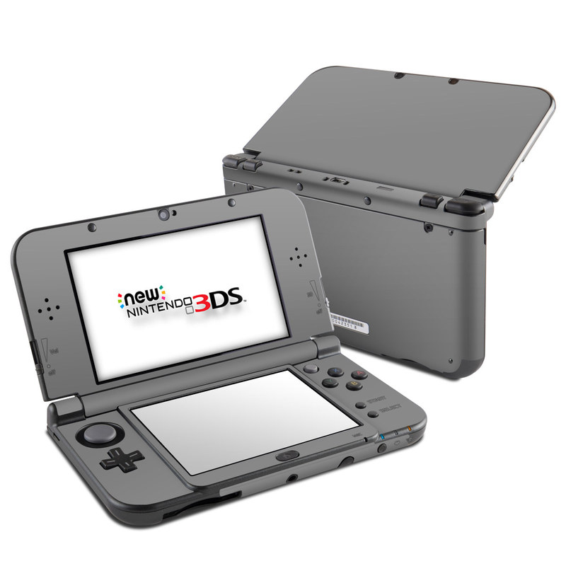 N3DSLL-SS-GRY Nintendo 3DS LL Skin - Solid State Grey -  DecalGirl