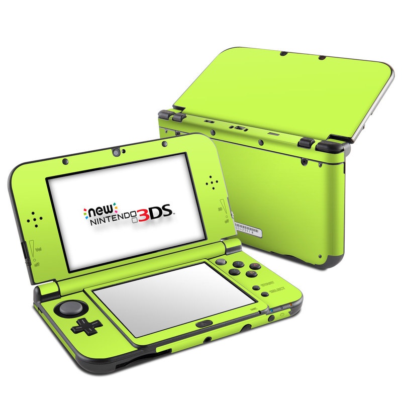 N3DSLL-SS-LIM Nintendo 3DS LL Skin - Solid State Lime -  DecalGirl