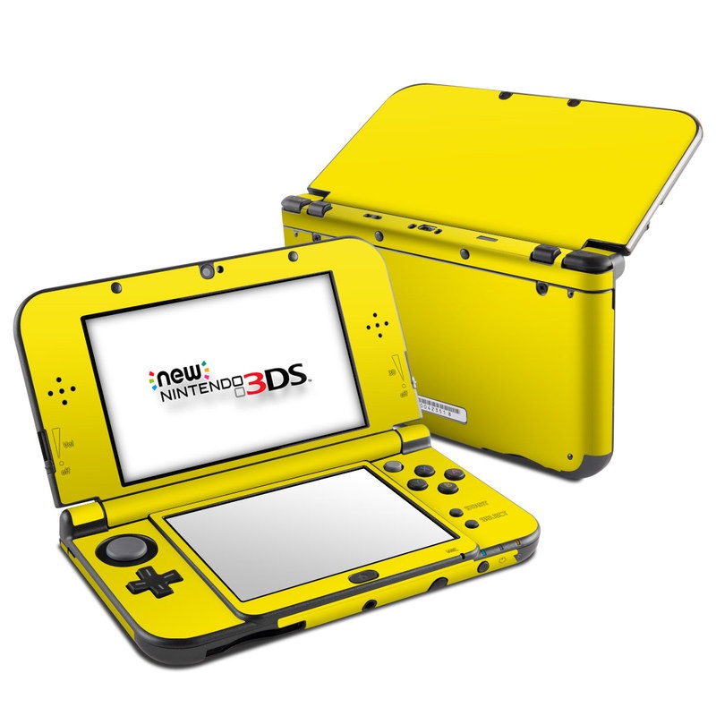 N3DSLL-SS-YEL Nintendo 3DS LL Skin - Solid State Yellow -  DecalGirl