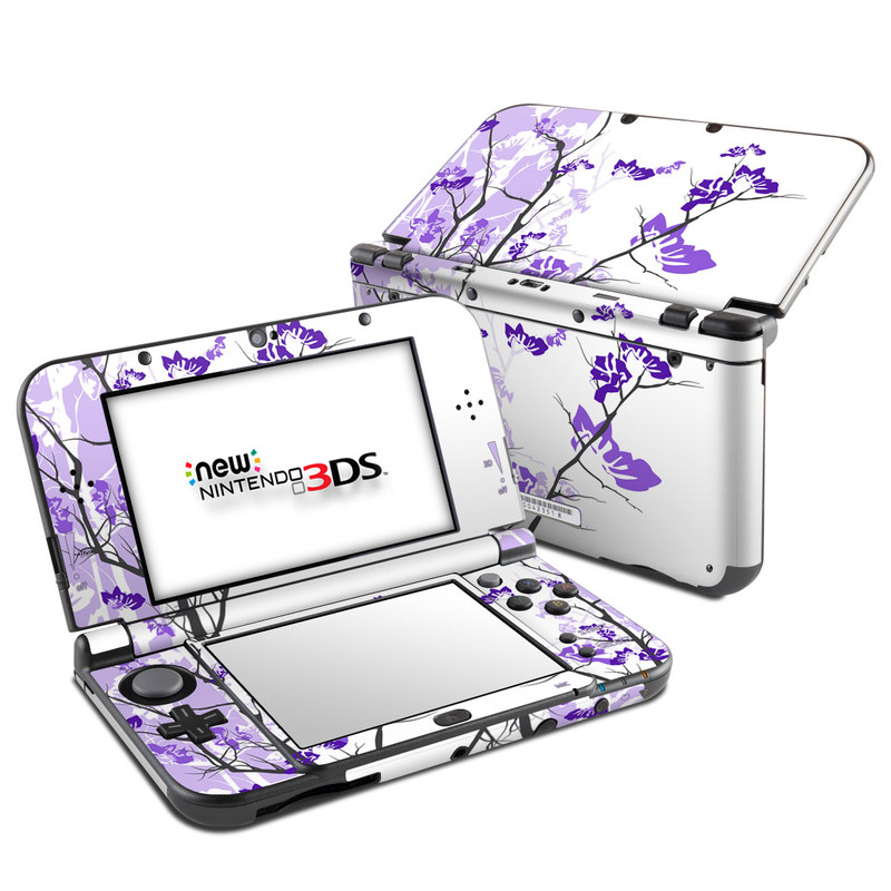 N3DSLL-TRANQUILITY-PRP Nintendo 3DS LL Skin - Violet Tranquility -  DecalGirl