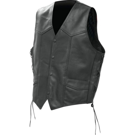 Picture of BNFUSA BKVSLB2X Rocky Mountain Hides Solid Genuine Buffalo Leather Vest - 2X