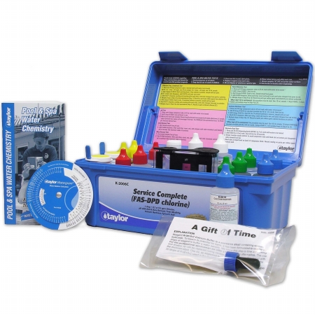 Service Complete Pool Water Test Kit -  TAYLOR TECHNOLOGIES, TA60107