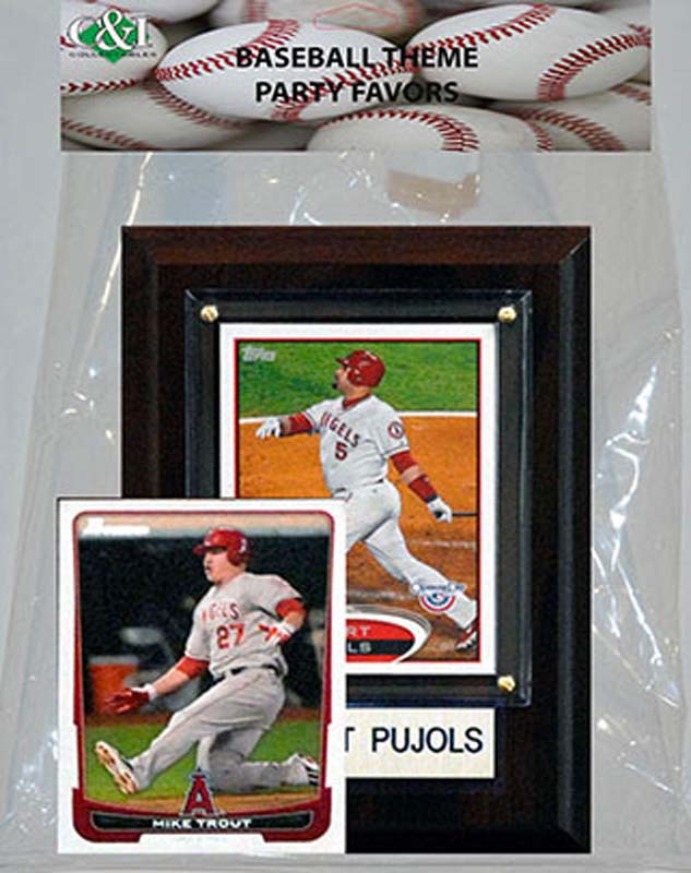 Picture of Candlcollectables 46LBANGELS MLB Los Angeles Angels Party Favor With 4 x 6 Plaque