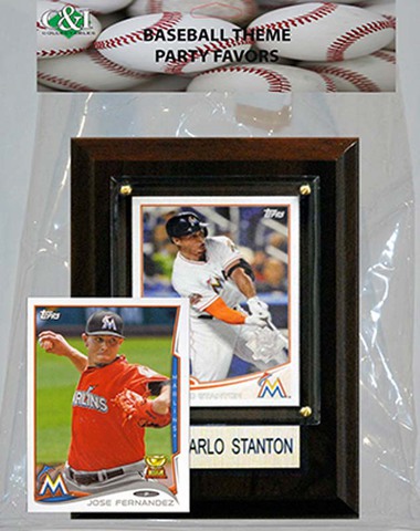 Picture of Candlcollectables 46LBMARLINS MLB Florida Marlins Party Favor With 4 x 6 Plaque