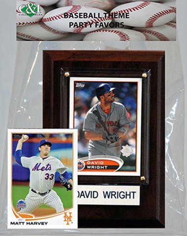 Picture of Candlcollectables 46LBMETS MLB New York Mets Party Favor With 4 x 6 Plaque
