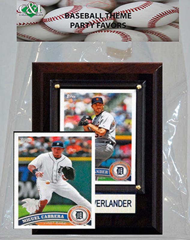 Picture of Candlcollectables 46LBTIGERS MLB Detroit Tigers Party Favor With 4 x 6 Plaque