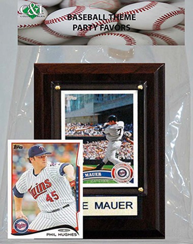 Picture of Candlcollectables 46LBTWINS MLB Minnesota Twins Party Favor With 4 x 6 Plaque