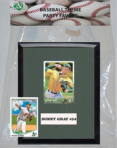 Picture of Candlcollectables 67LBAS MLB Oakland Athletics Party Favor With 6 x 7 Plaque