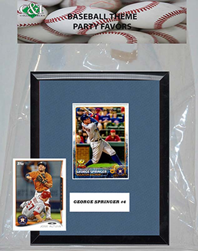 Picture of Candlcollectables 67LBASTROS MLB Houston Astros Party Favor With 6 x 7 Plaque