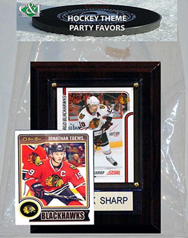 Picture of Candlcollectables 46LBBLACKHAWKS NHL Chicago Blackhawks Party Favor With 4 x 6 Plaque
