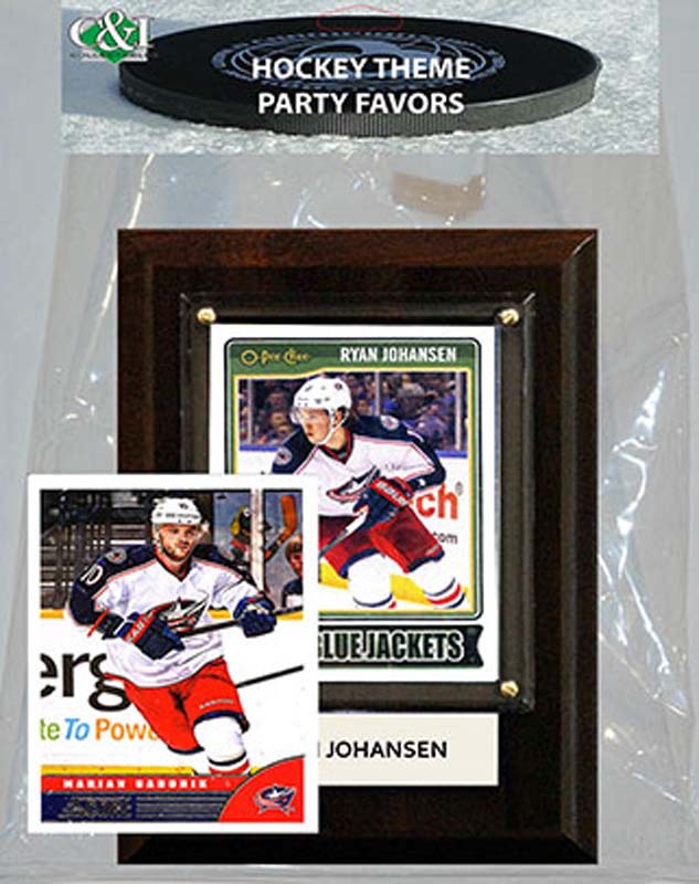Picture of Candlcollectables 46LBBLUEJACKETS NHL Columbus Blue Jackets Party Favor With 4 x 6 Plaque