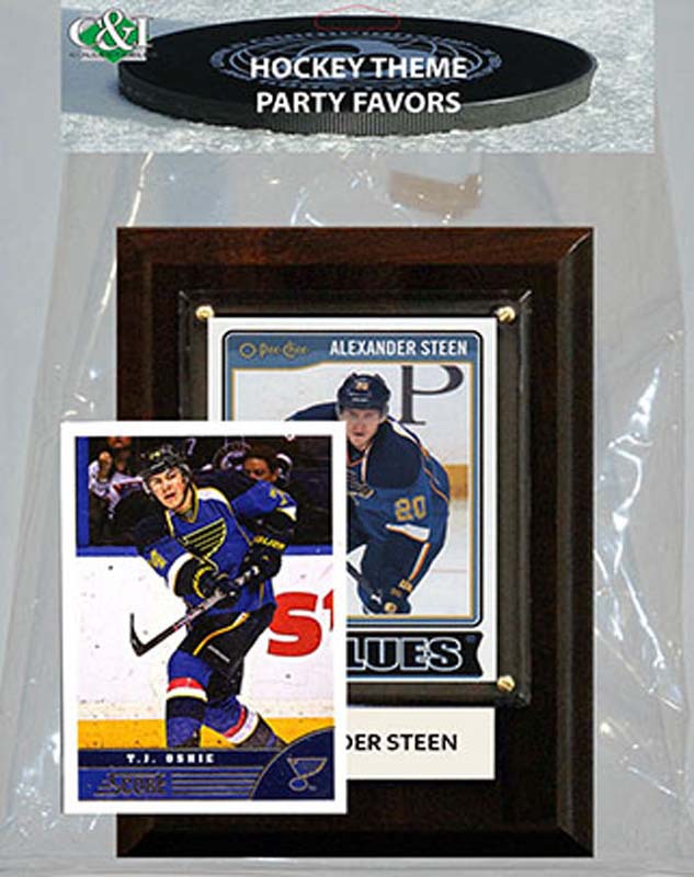 Picture of Candlcollectables 46LBBLUES NHL St Louis Blues Party Favor With 4 x 6 Plaque