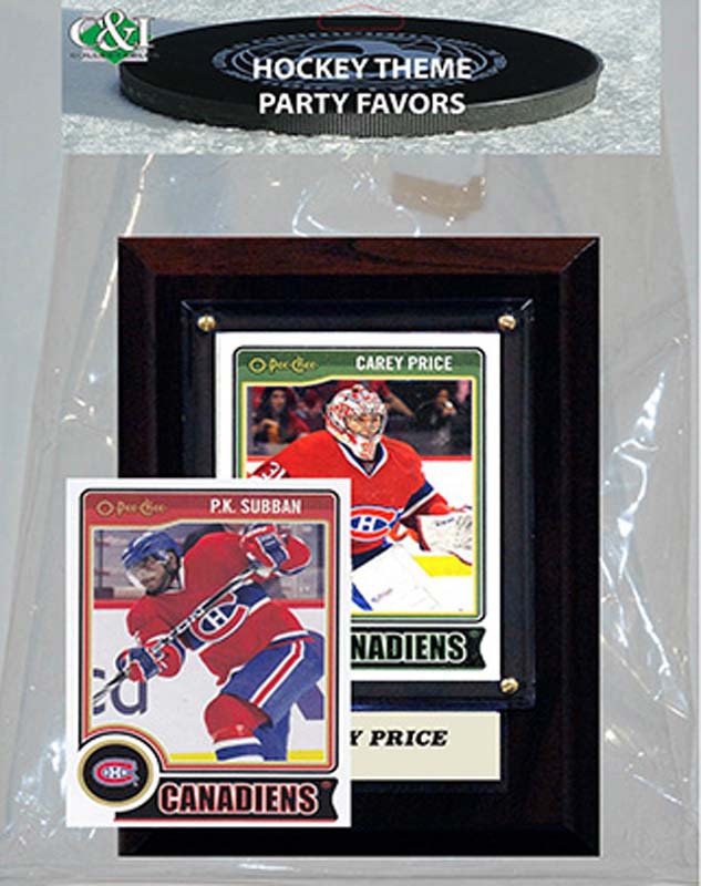 Picture of Candlcollectables 46LBCANADIENS NHL Montreal Canadiens Party Favor With 4 x 6 Plaque