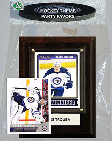 Picture of Candlcollectables 46LBJETS NHL Winnipeg Jets Party Favor With 4 x 6 Plaque