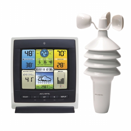 Picture of Chaney Instruments 00589 3 In 1 Pro Color Weather Station With Wind Speed