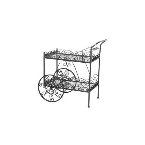 Picture of Deer Park Ironworks TC101-BLK Steel Teacart û Black