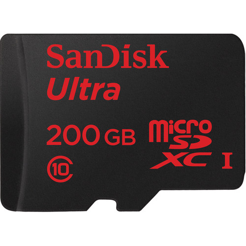 Picture of SanDisk SDSDQUAN-200G-A4A 200GB Ultra MicroSDXC UHS 1