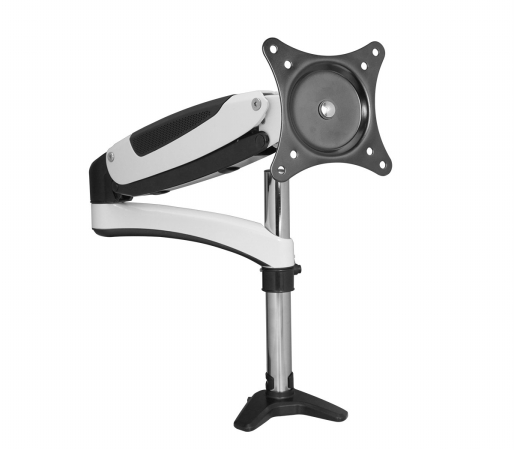 Picture of Siig CE-MT1H12-S1 Full-Motion Easy Access Single Monitor Desk Mount - White