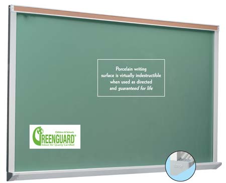 Picture of Aarco Products 420-007C-3648G High Performance Series Porcelain Chalkboard V3&#44; 36 x 48 in.