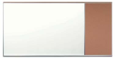 Aarco Products 120C-416C-124CR-878 Combination Right Side Board, Blue Surf - 4 x 16 ft.