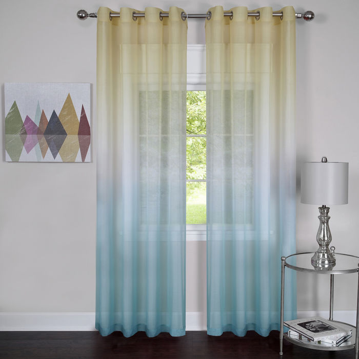 RBPN84BL12 Rainbow - Single Grommet Panel- Blue - 52 x 84 in.