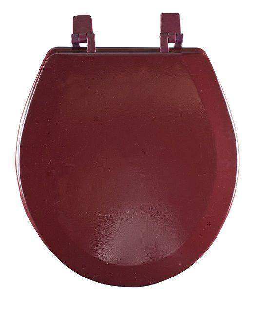 Picture of Achim Importing TOWDSTBU04 Fantasia Burgundy Standard Wood Toilet Seat- 17 in.