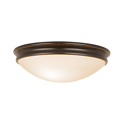 Picture of Access Lighting 20724LEDD-ORB-OPL Atom Flush Mount - Oil Rubbed Bronze - 10.5 D x 3.5 H in.