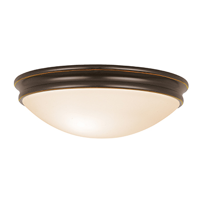 Picture of Access Lighting 20725LEDD-ORB-OPL Atom Flush Mount - Oil Rubbed Bronze - 12.5 D x 3.5 H in.