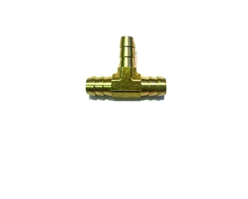 Picture of Airbagit FIT-GAUGE-BARBED Brass Male Barbed Push - On Fitting Air Fittings - 0. 12 x 0. 12 x 0. 12 in.