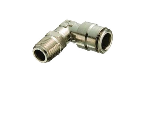 Picture of Airbagit FIT-PUSHTUBE-ELBOW-04AA Elbow 0. 25 Tube To 0. 12 in. NPT Female - Air Fittings