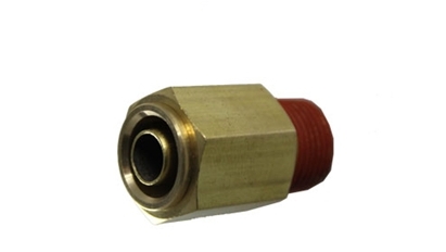 Picture of Airbagit FIT-AIRBRAKE-CONNECT-DMPC-E Connector Airbrake Fitting 0. 25 Tube x 0. 12 Male NPT