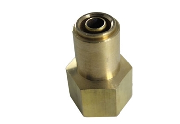 Picture of Airbagit FIT-AIRBRAKE-CONNECT-DMPCF-E Connector Airbrake Fitting 0. 25 Tube x 0. 25 Female NPT