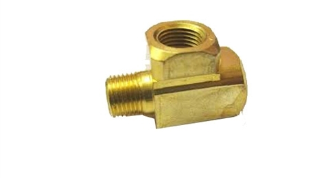 Picture of Airbagit FIT-NPT-TEE-BRANCH-91 Street Male Run 0. 12 NPTx 0. 12 in. Fnptx 0. 12 in. Fnpt - Air Fittings