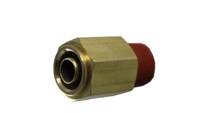 Picture of Airbagit FIT-AIRBRAKE-CONNECT-DMPC-D Connector Airbrake Fitting 0. 37 Tube x 0. 25 Male NPT