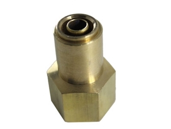 Picture of Airbagit FIT-AIRBRAKE-CONNECT-DMPCF-H Connector Airbrake Fitting 0. 37 Tube x 0. 25 Female NPT